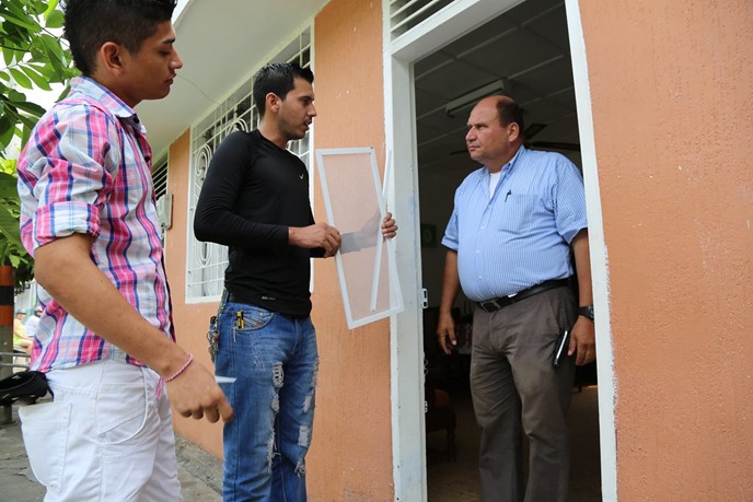 discussing dengue with population