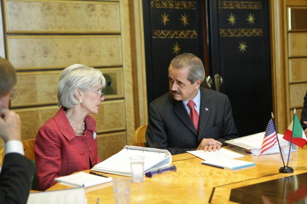 US Mexico Bilateral at World Health Assembly. Source: United States Mission Geneva via Flickr.