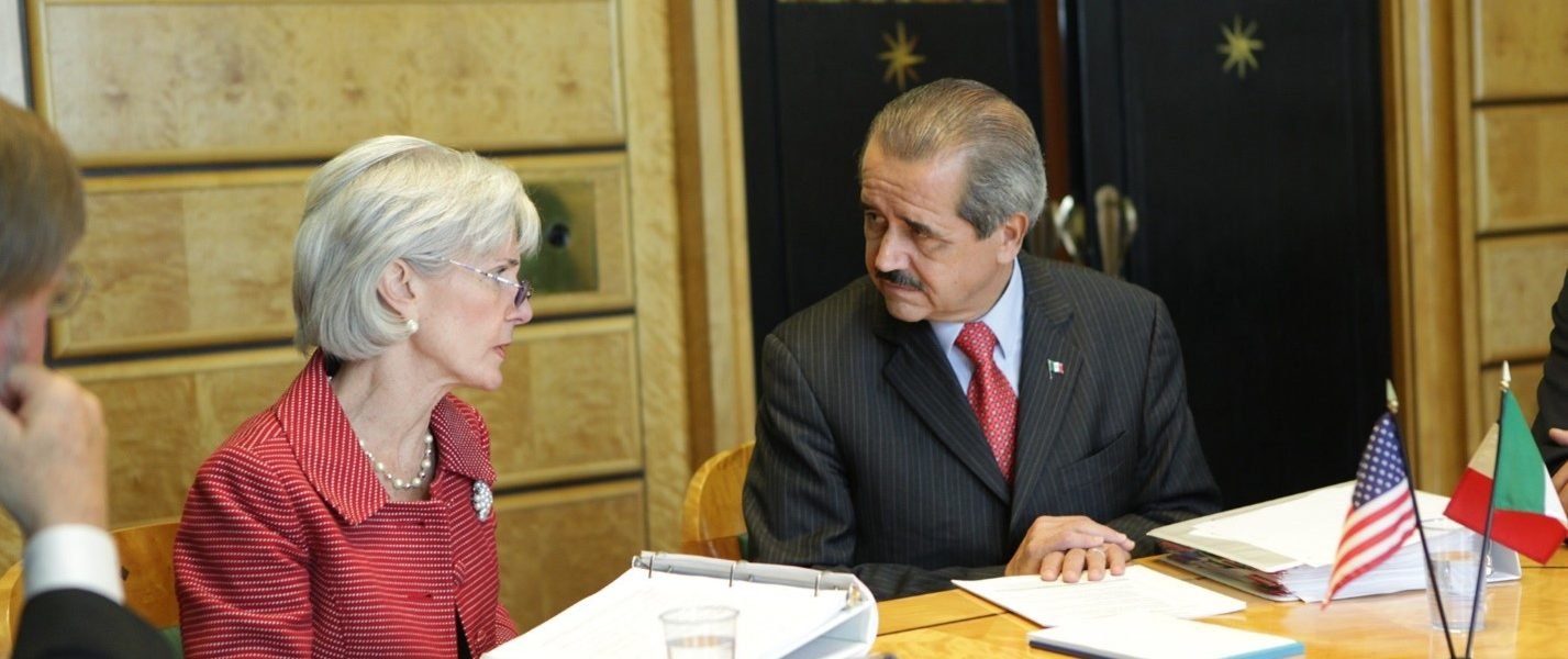 US Mexico Bilateral at World Health Assembly. Source: United States Mission Geneva via Flickr.