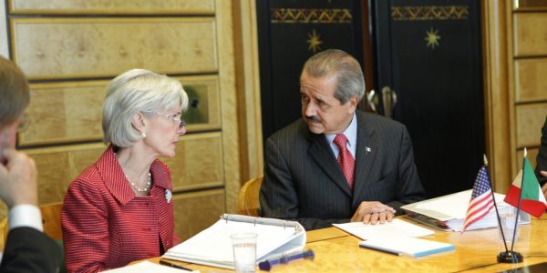 US Mexico Bilateral at World Health Assembly. Source: United States Mission Geneva via Flickr.