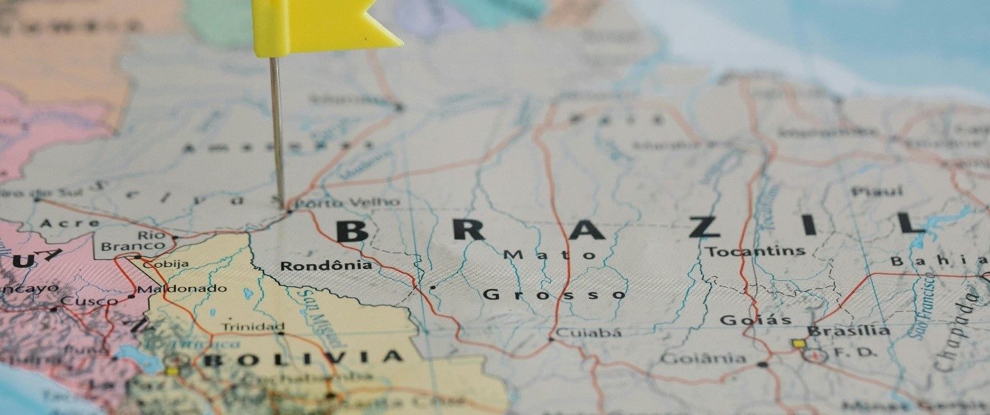 Yellow flag pinned in Brazil. Source: Lara Jameson via Pexels.