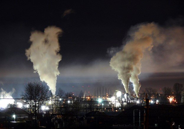 pollution at night