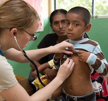 pediatrician at work