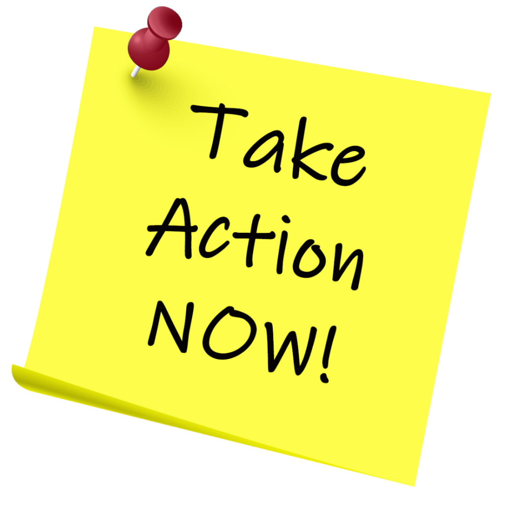 take action