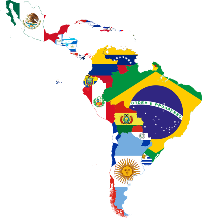 latin american flags