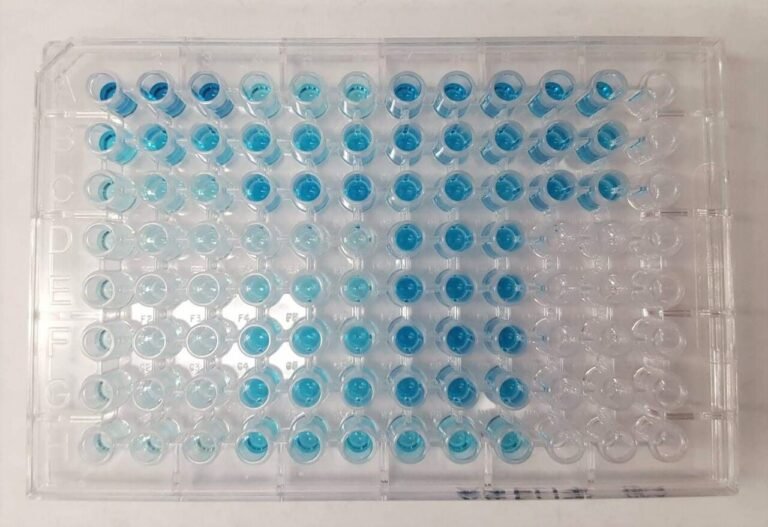 ELISA assay plate